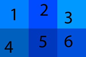 blue